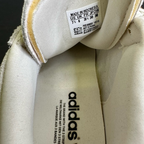 Adidas Superstar Rose Gold Metal Shell Toe Cream Suede Women Sneaker size 7 1/2 - Picture 11 of 13